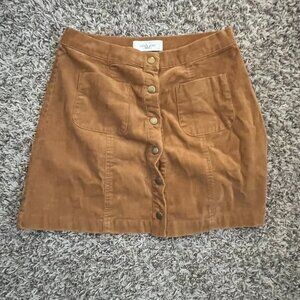 Carly Jean Los Angeles (CJLA) Button Skirt | Small